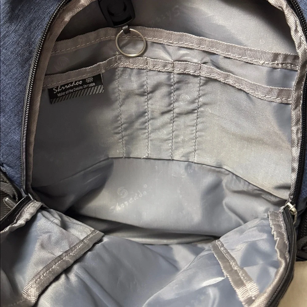 Shrradoo Stylish Blue Backpack for Men